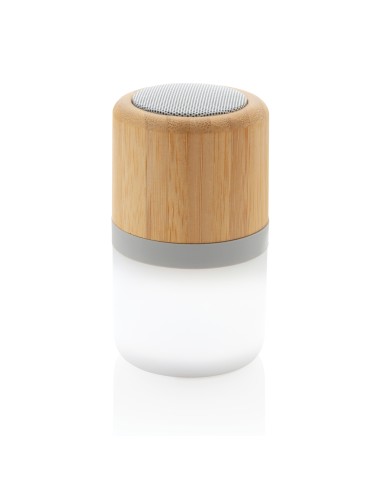 Speaker 3W in bambù con luce